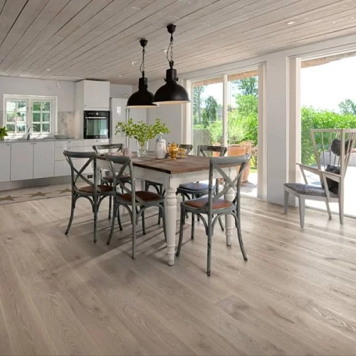 ДУБ DACITE GREY ПАРКЕТНАЯ ДОСКА KARELIA MIDNIGHT